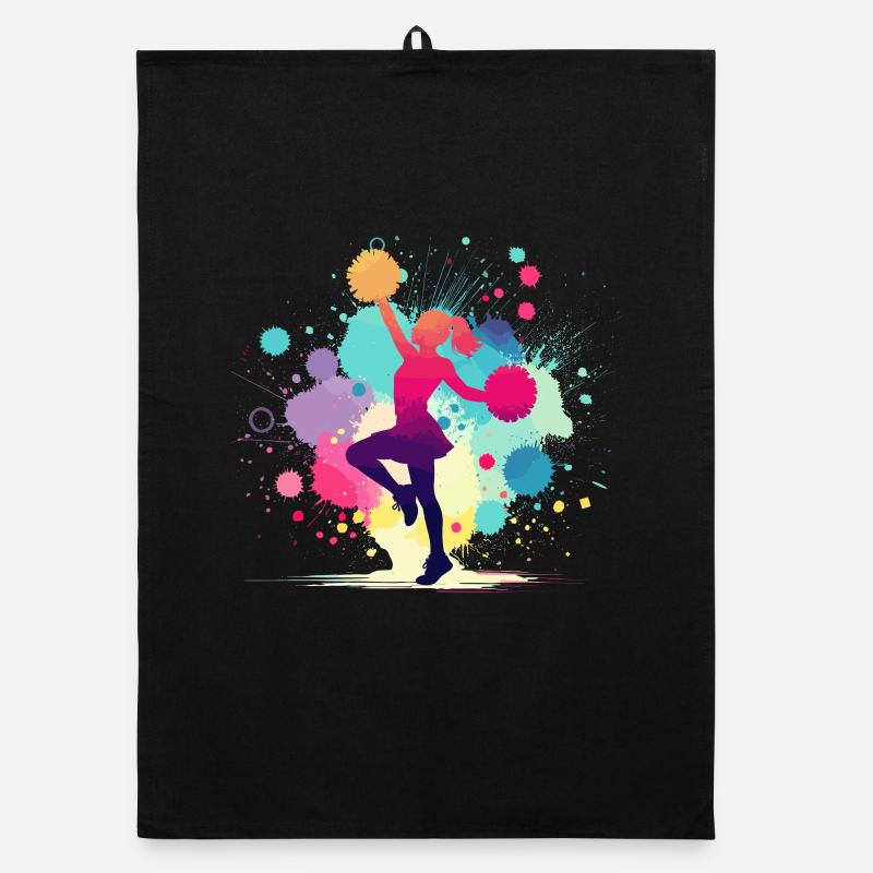 Cheerleader, Cheerleading, Cheer, Mädchen Organic Geschirrtuch