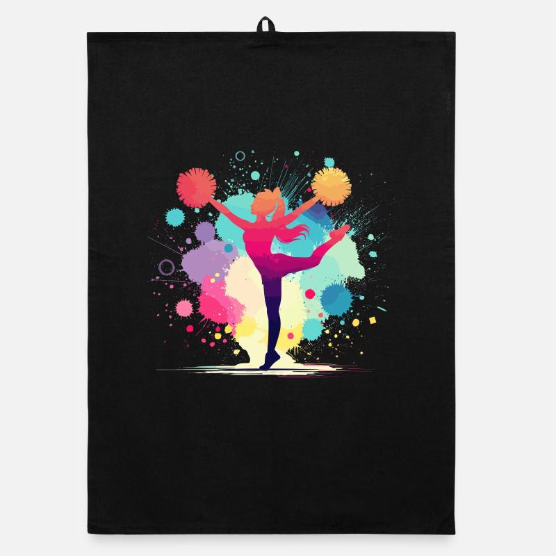 Cheerleader, Cheerleading, Cheer, Mädchen Organic Geschirrtuch