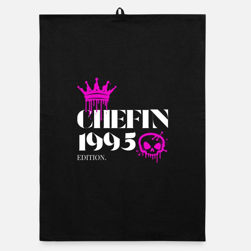 Édition Chefin 1995 30e anniversaire Déclaration - Torchon bio - noir