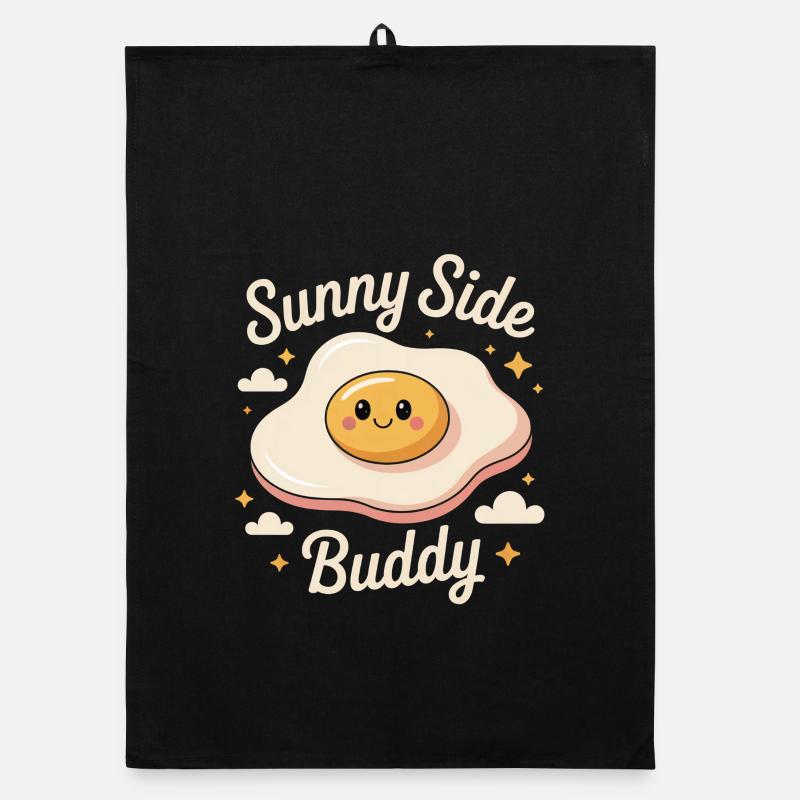 Fried Egg - Sunny Side Buddy Organic dish towel