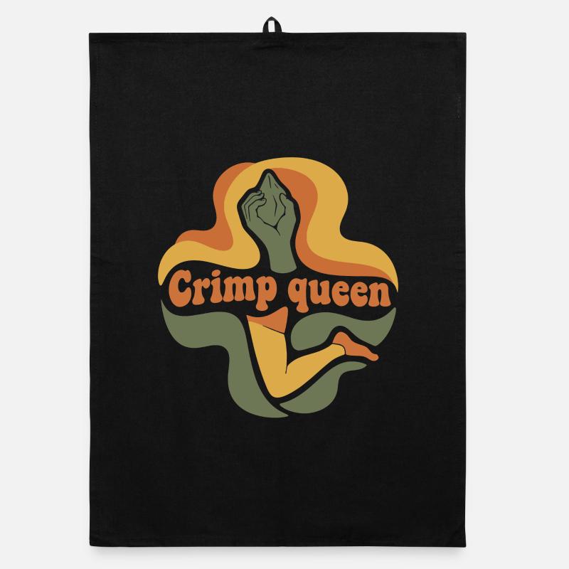 Grimpeur de bloc escaladeur Crimp Queen Torchon bio