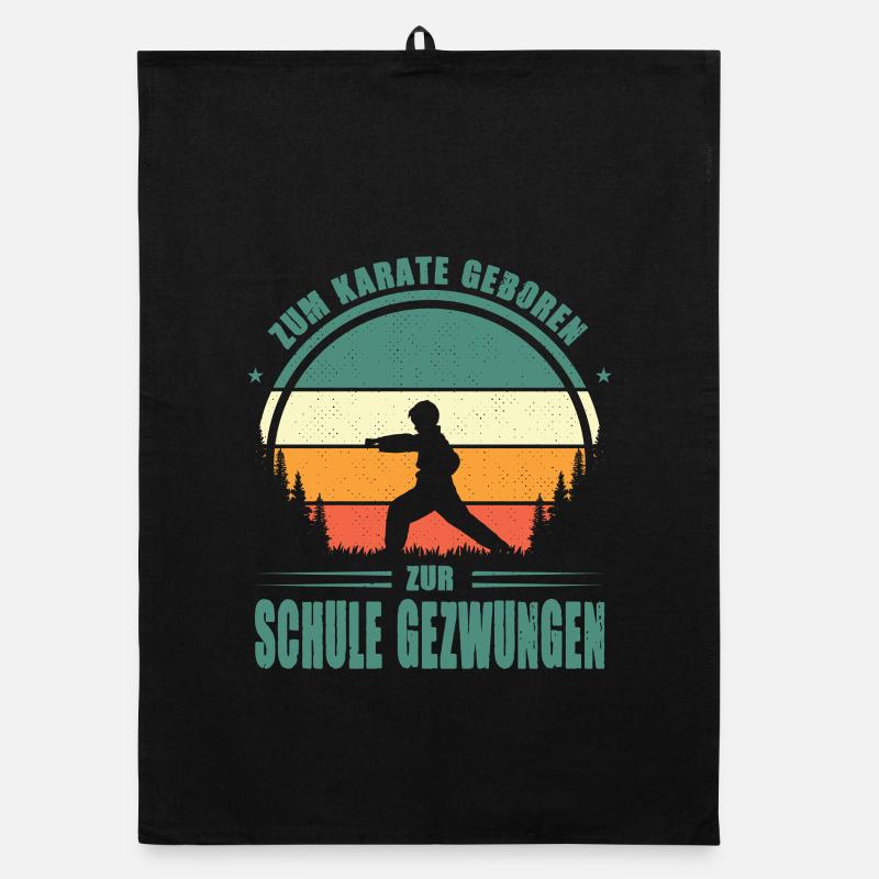 Karate Training Gifts Karate Training Organic dish towel