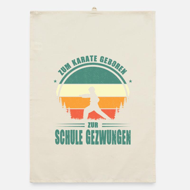 Karate Training Geschenke Karatetraining Organic Geschirrtuch