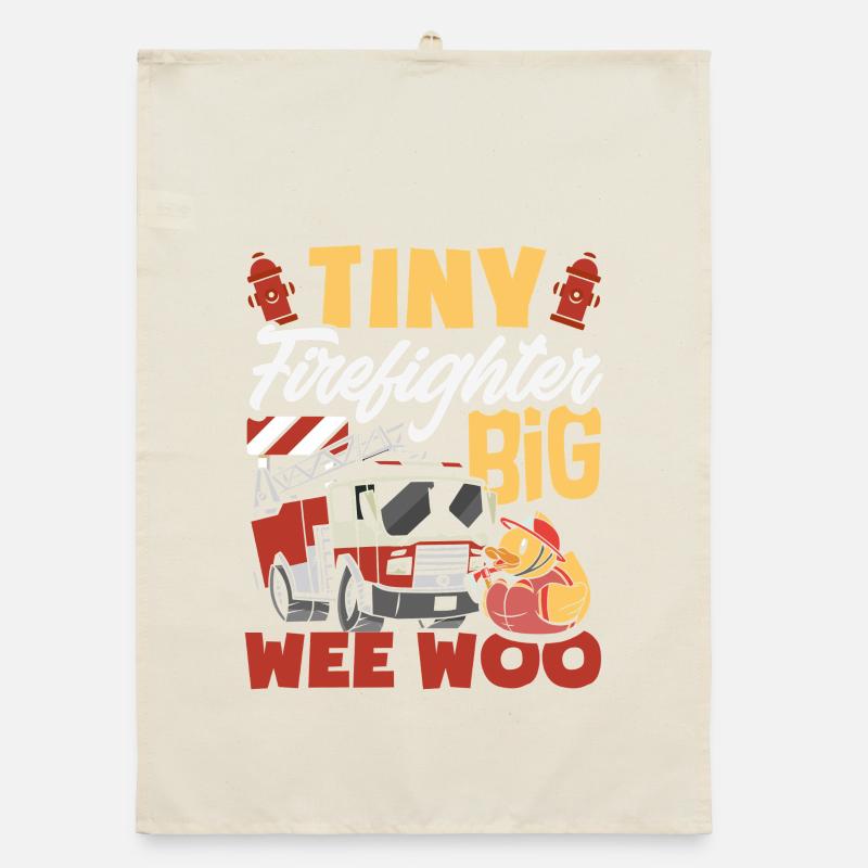 Escouade Wee Woo Pompier, Petit Pompier Torchon bio