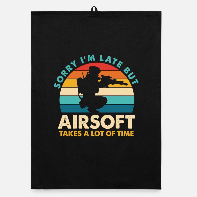 Conception rétro à retard temporel de l’airsoft Torchon bio