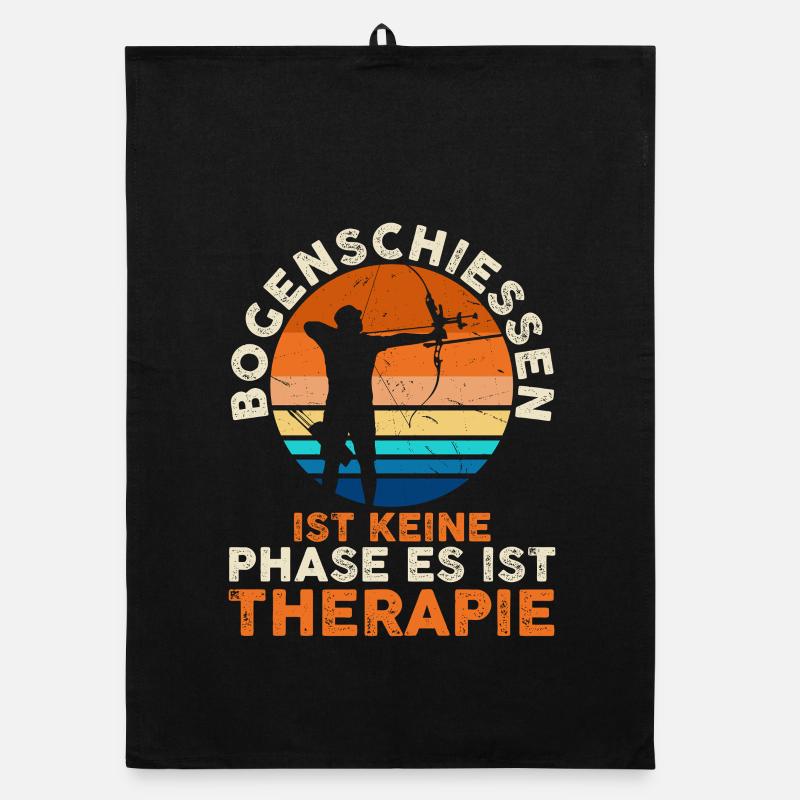 Bogenschütze Bogensport Bogenschießen Organic Geschirrtuch