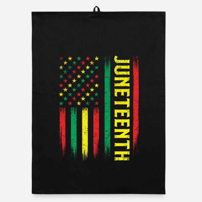 Juneteenth – African Roots Melanin Pride Organic dish towel