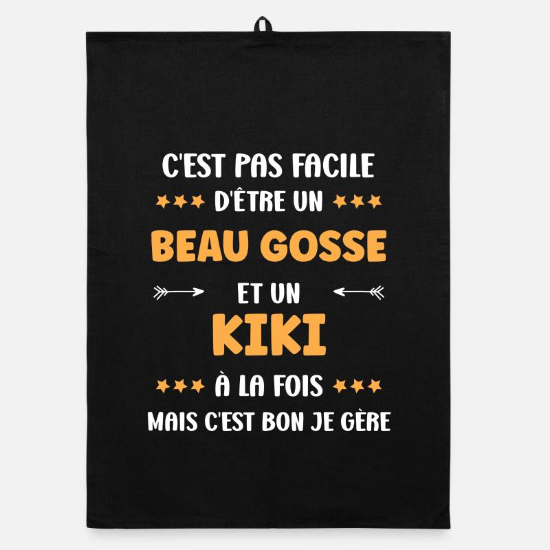 Beau gosse et kiki à la fois Torchon bio