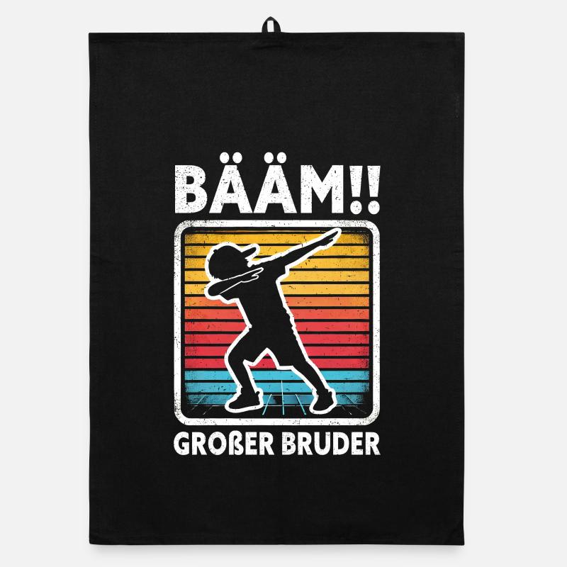 Bääm Großer Bruder Dab Lustiges Kinder Geschwister Organic Geschirrtuch