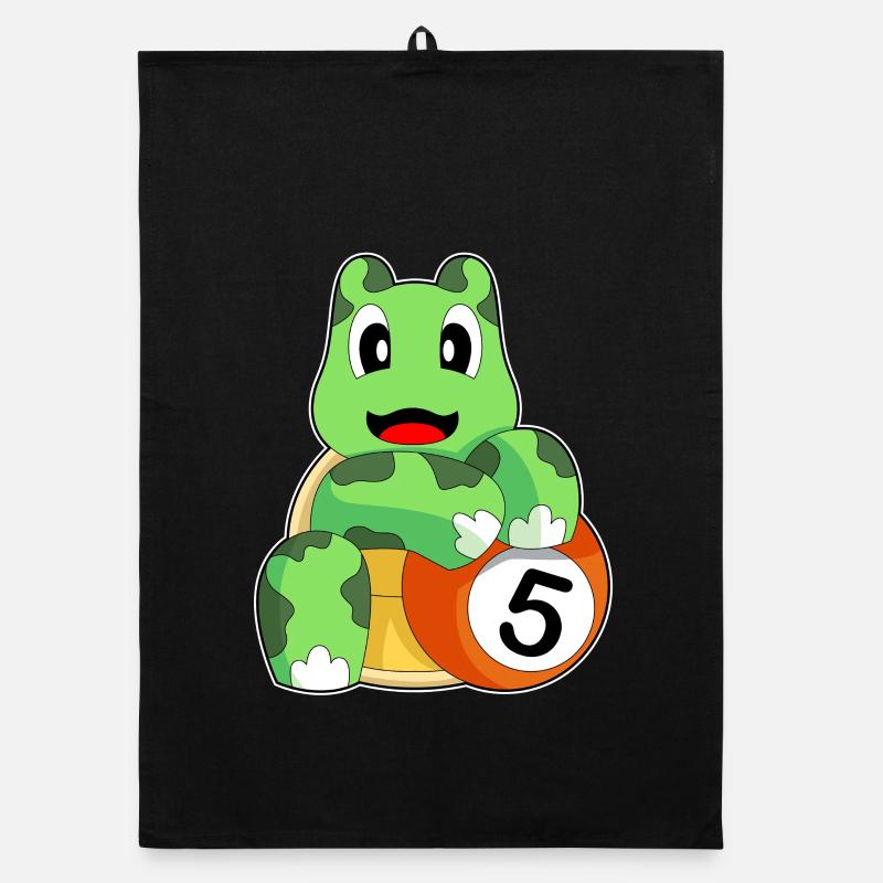 Schildkröte Billiard Queue Sport Organic Geschirrtuch