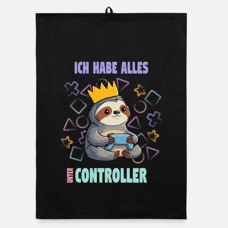 controller sloth gaming Organic dish towel