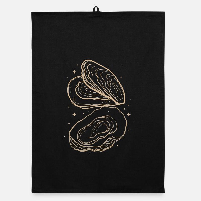 Austern Organic Geschirrtuch