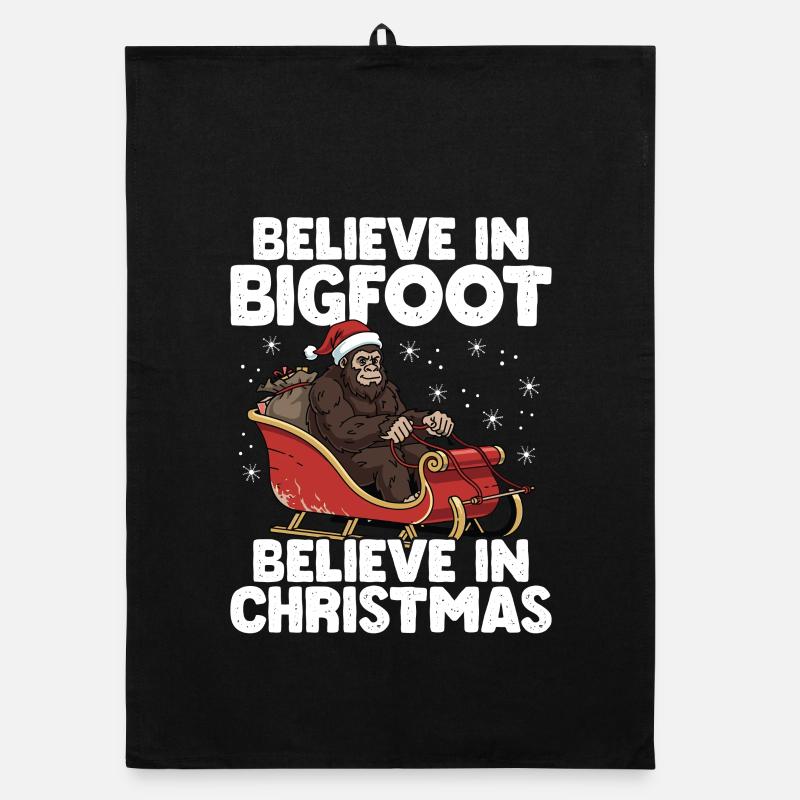  Glauben Sie An Bigfoot. Glauben Sie An Organic Geschirrtuch