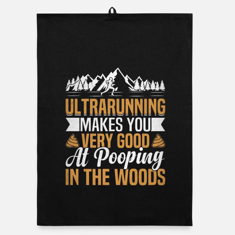  Ultra Marathon Runner 100 Miles Ultramarathon Organic dish towel