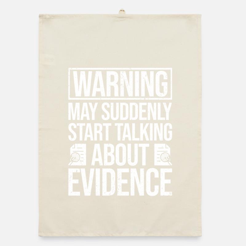 Forensic Analyst Start Talking About Evidence Organic dish towel