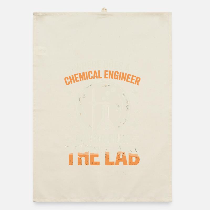 Proud engineering lab life Organic dish towel