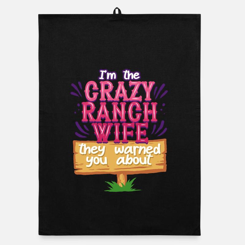 Ehefrau eines Bauern Mutter Organic Geschirrtuch