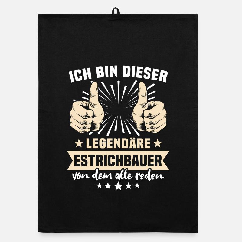Screed Builder Sayings Organic dish towel