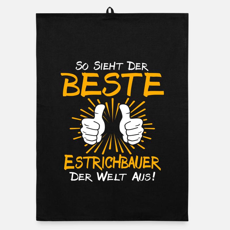 Idée cadeau pour un constructeur de tableaux Torchon bio