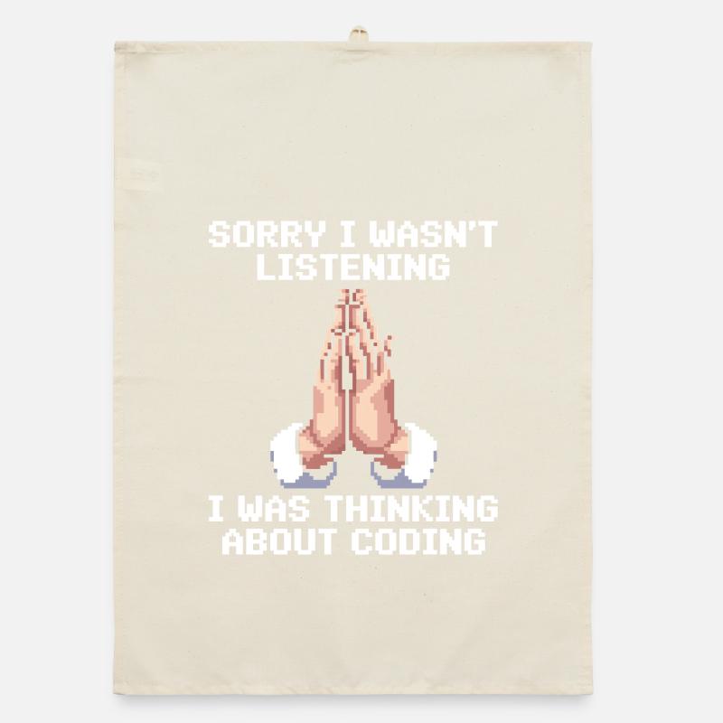 Lustiges Programmierer Meme Organic Geschirrtuch