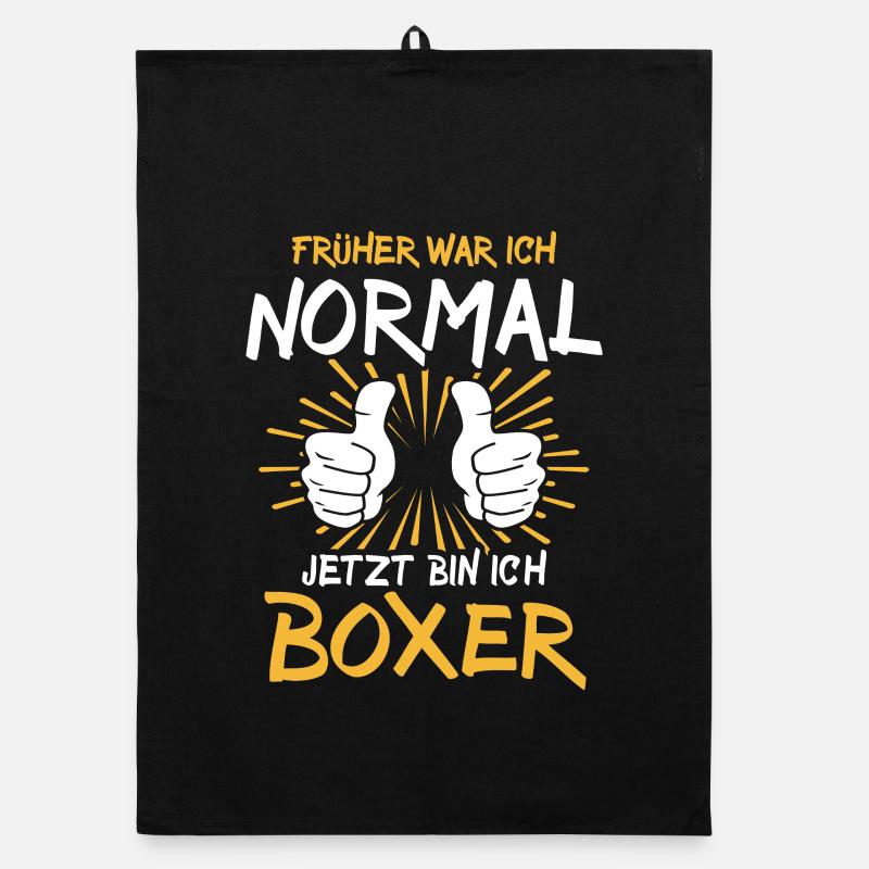Boxer Spruch Organic Geschirrtuch
