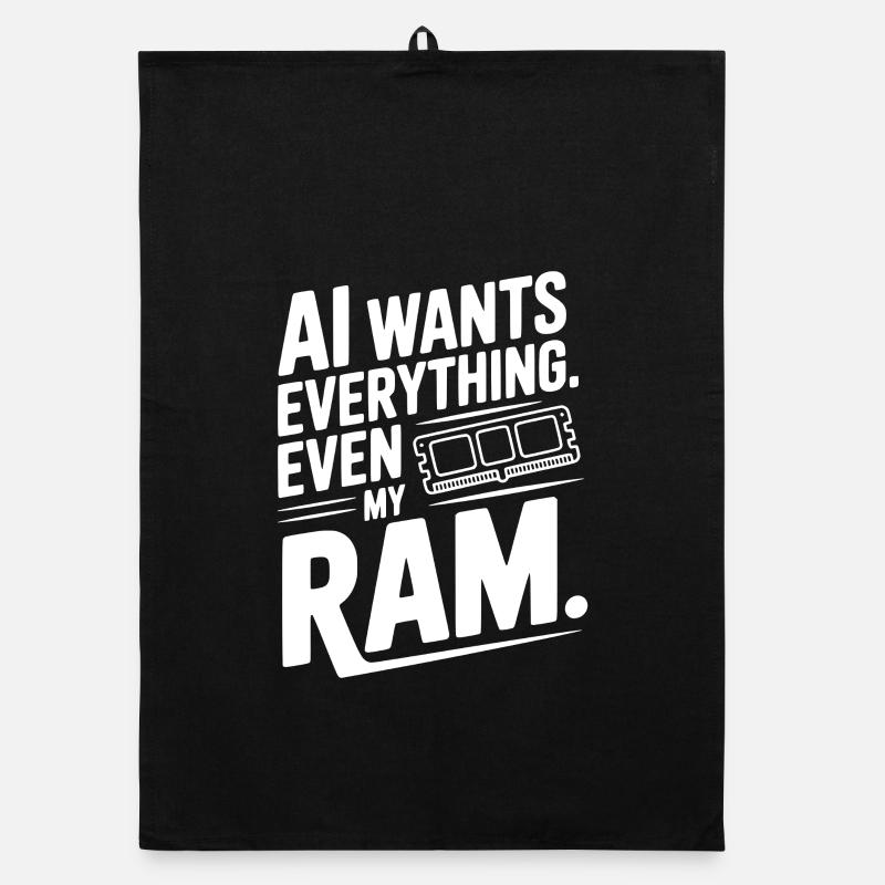 AI Wants Everything. Even my RAM. Organic dish towel
