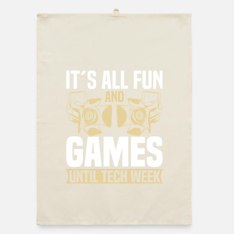 Stagehand, Theatertechniker, Lichttechniker, Organic Geschirrtuch