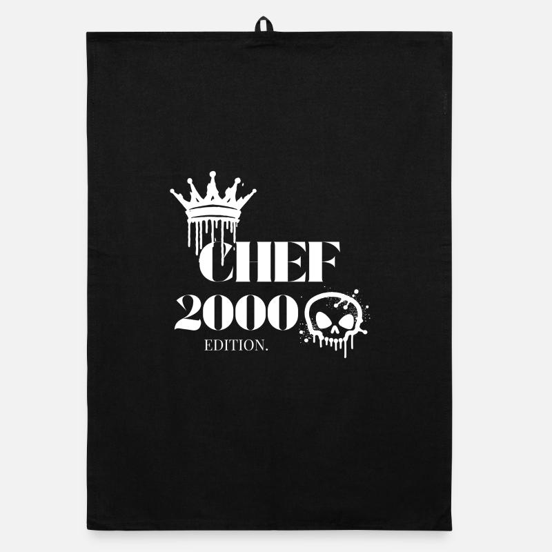 25e anniversaire masculin de Chef Edition 2000 Torchon bio
