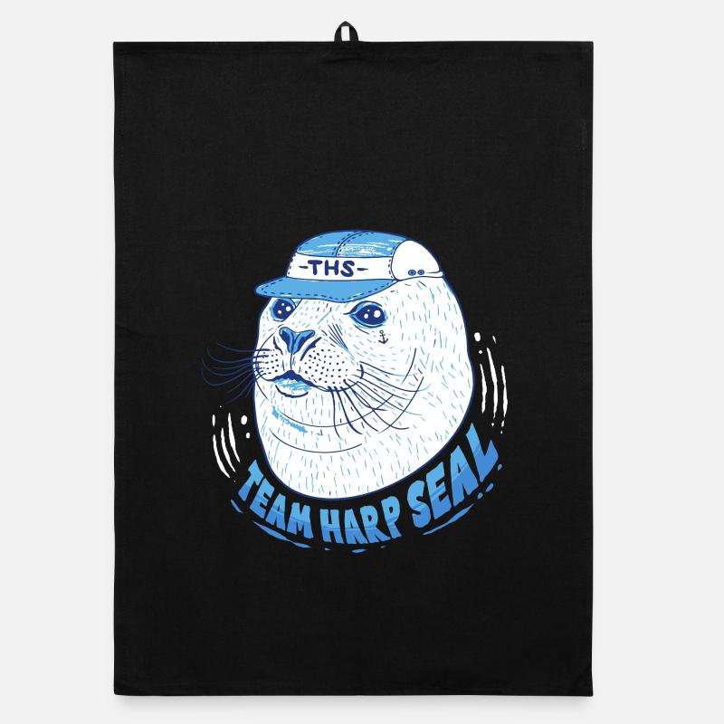 Sattelrobbe Robben équipe Sceau de la Harpe Torchon bio