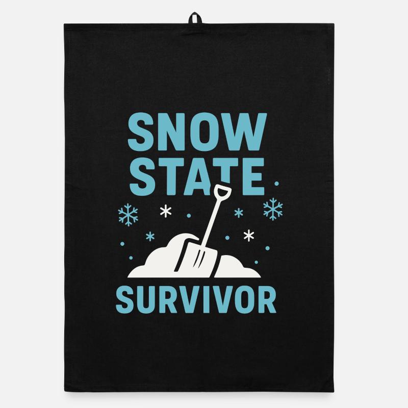 Kaltes Staatsleben Geschenk Eiskalte Organic dish towel