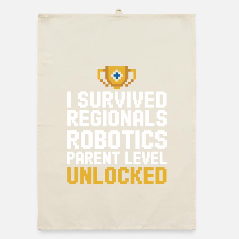 Roboterteam-elterngeschenk Organic Geschirrtuch