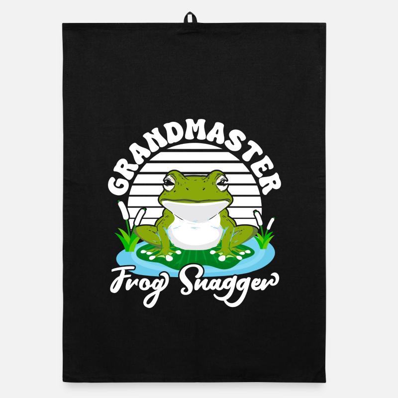 Frog Catcher Grandmaster Frog Snagger Frog Organic Geschirrtuch