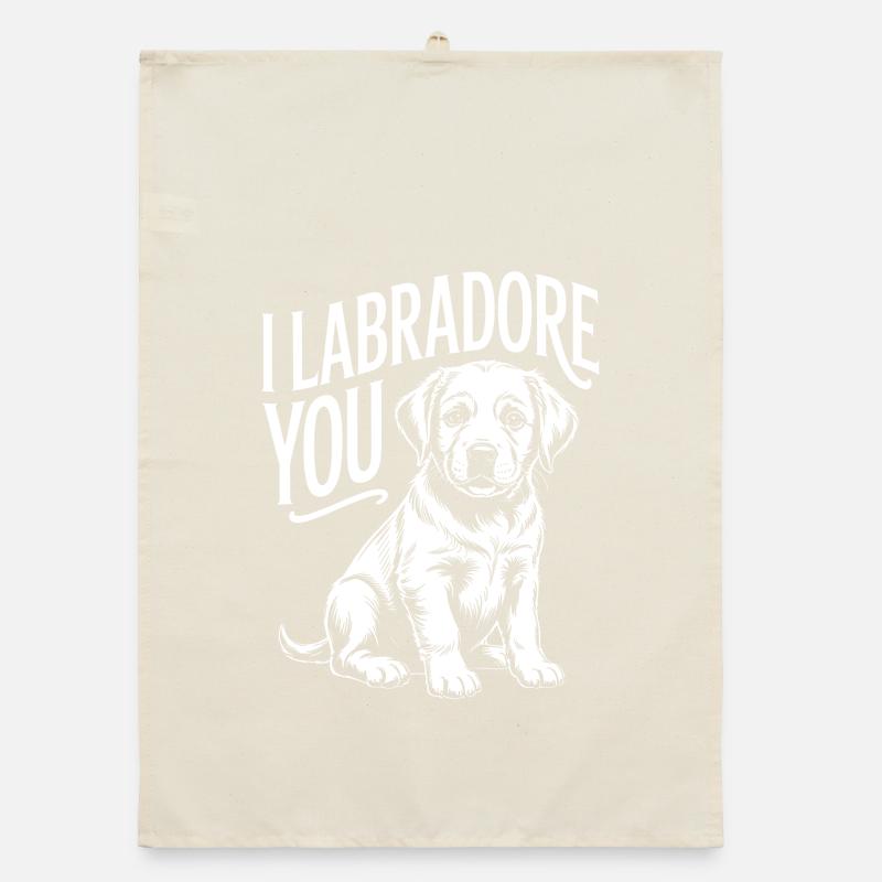 Moi, Labrador, tu conçois de chiot Torchon bio