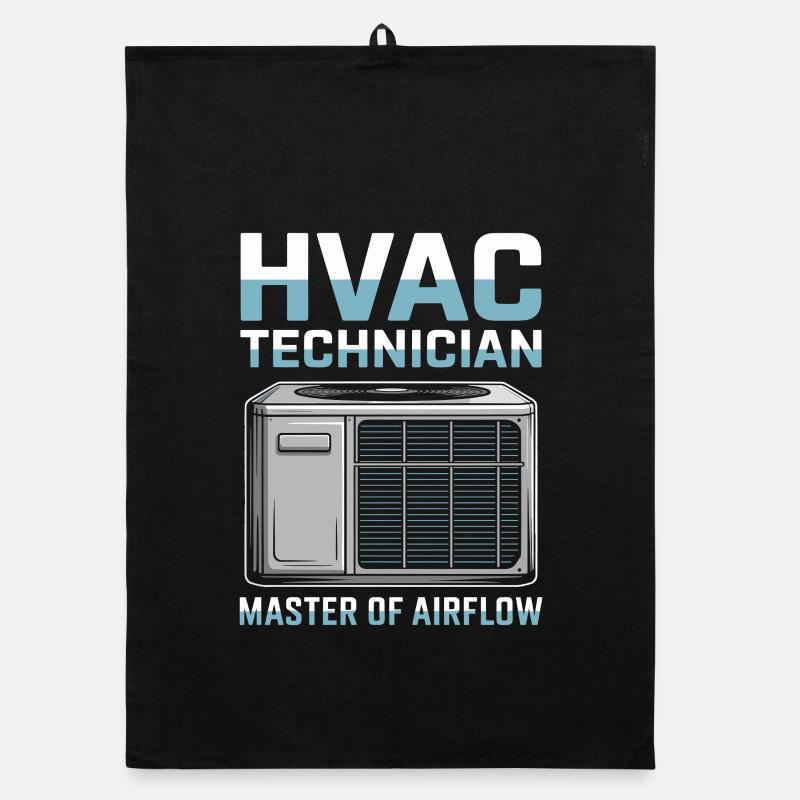 HVAC Techniker Kühltechnik Geschenk Männer Profis Organic Geschirrtuch