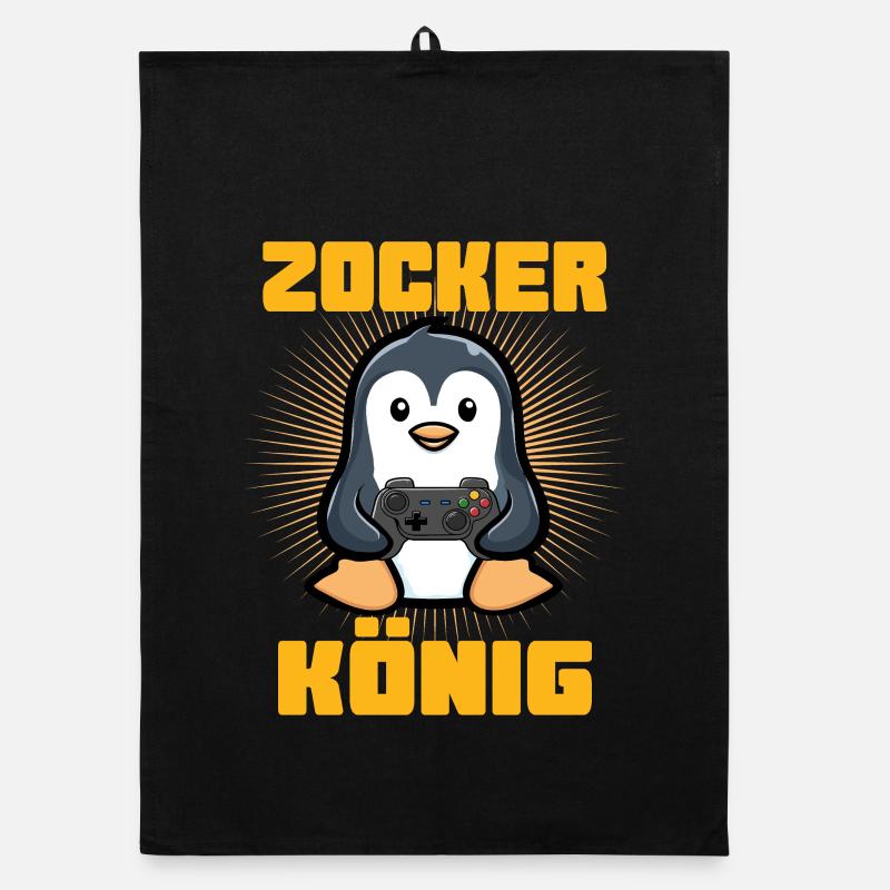 zocker könig  Organic Geschirrtuch