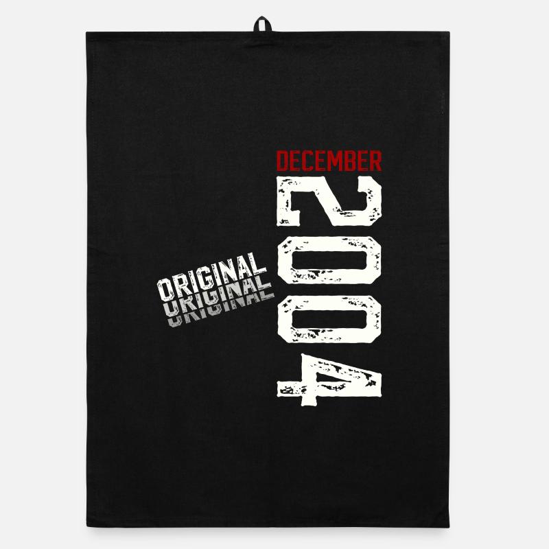 21e anniversaire Original Décembre Volume 2004 Torchon bio