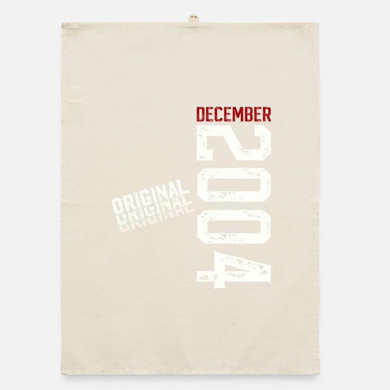 21e anniversaire Original Décembre Volume 2004 Torchon bio