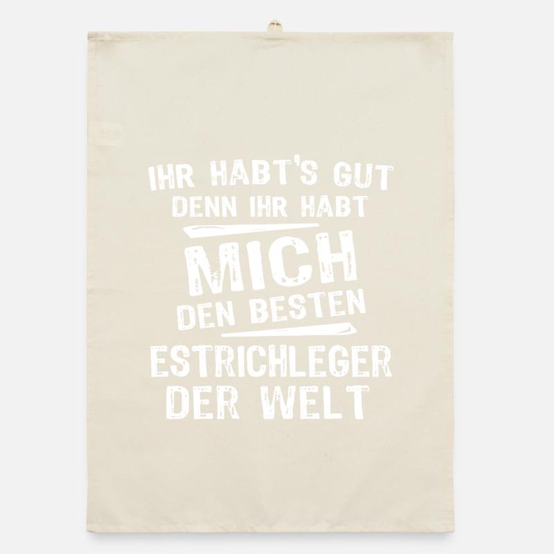 Screed layer Organic dish towel