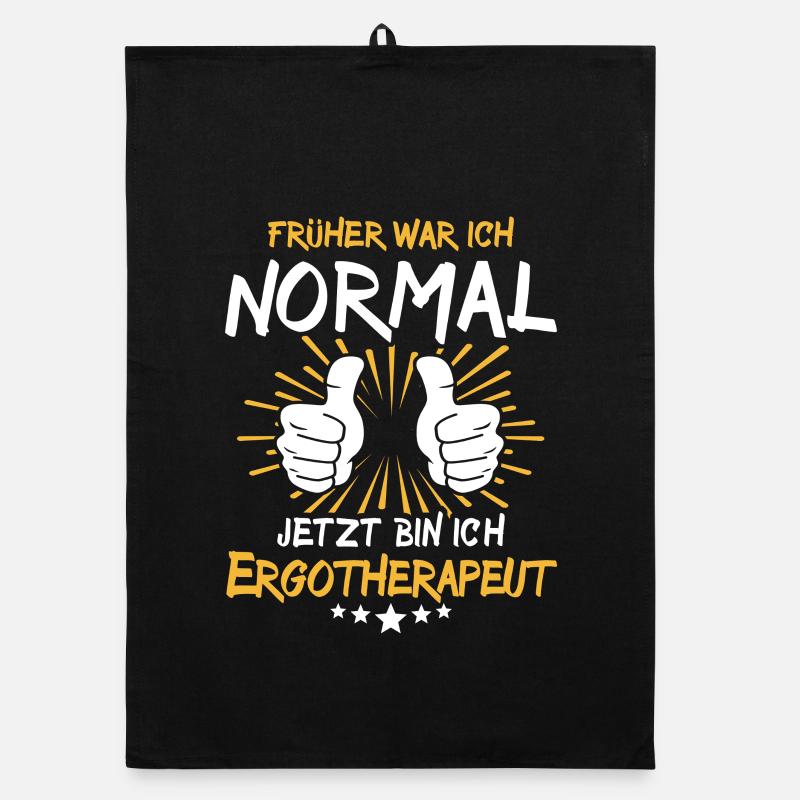 Occupational therapist Spruch Organic dish towel