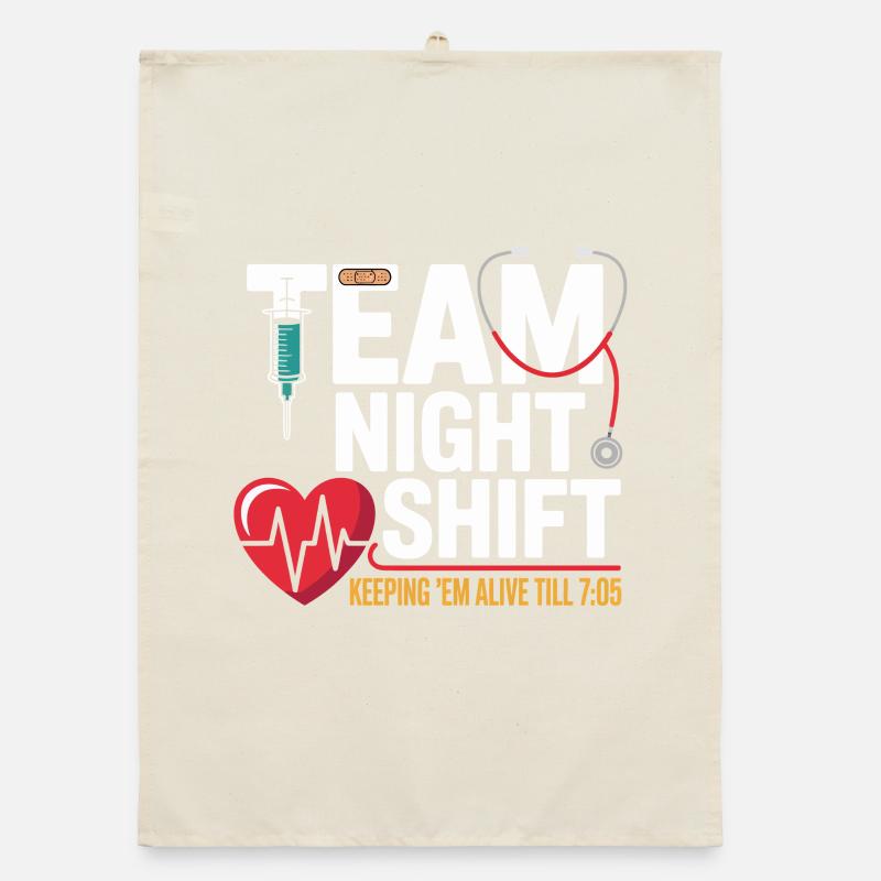 Team Night Shift Night Shift Heroes Organic dish towel