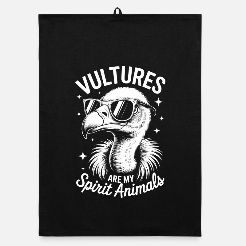 Vulture Saying Bird Funny Vulture Gift Organic dish towel