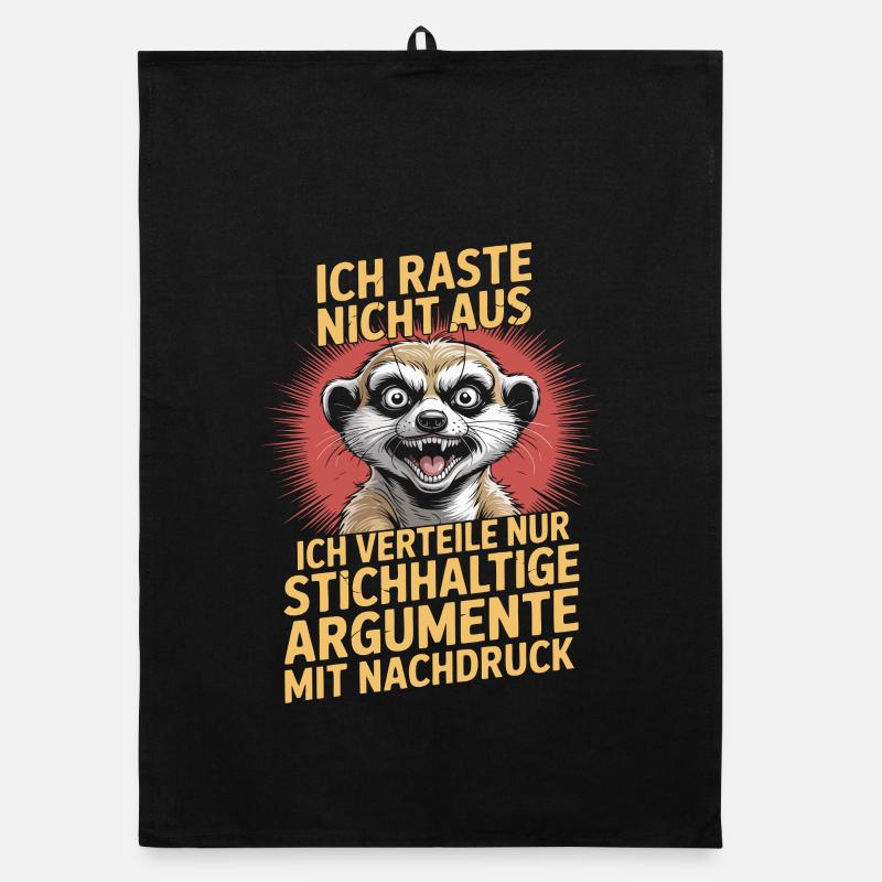 Meerkat Valid Arguments Gag Organic dish towel