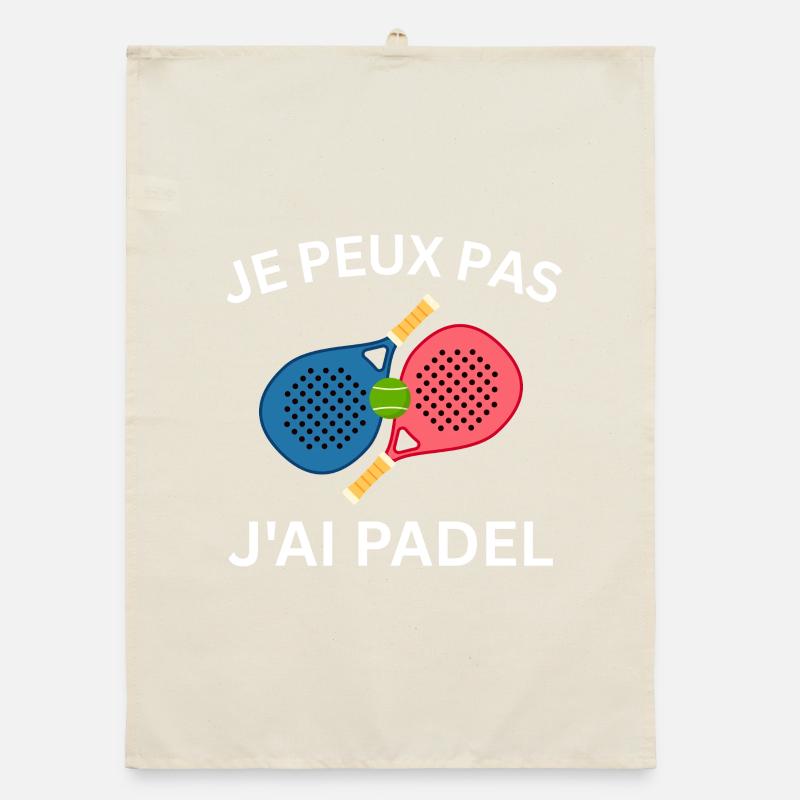 I can't I have padel Organic dish towel