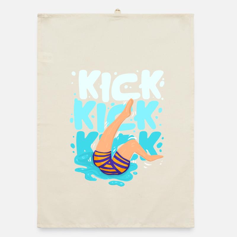 Swimming instructor Organic dish towel