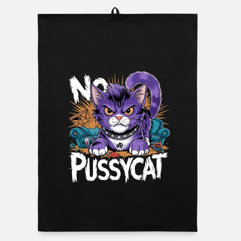 Pas de chat rebelle Chat Combattant Torchon bio