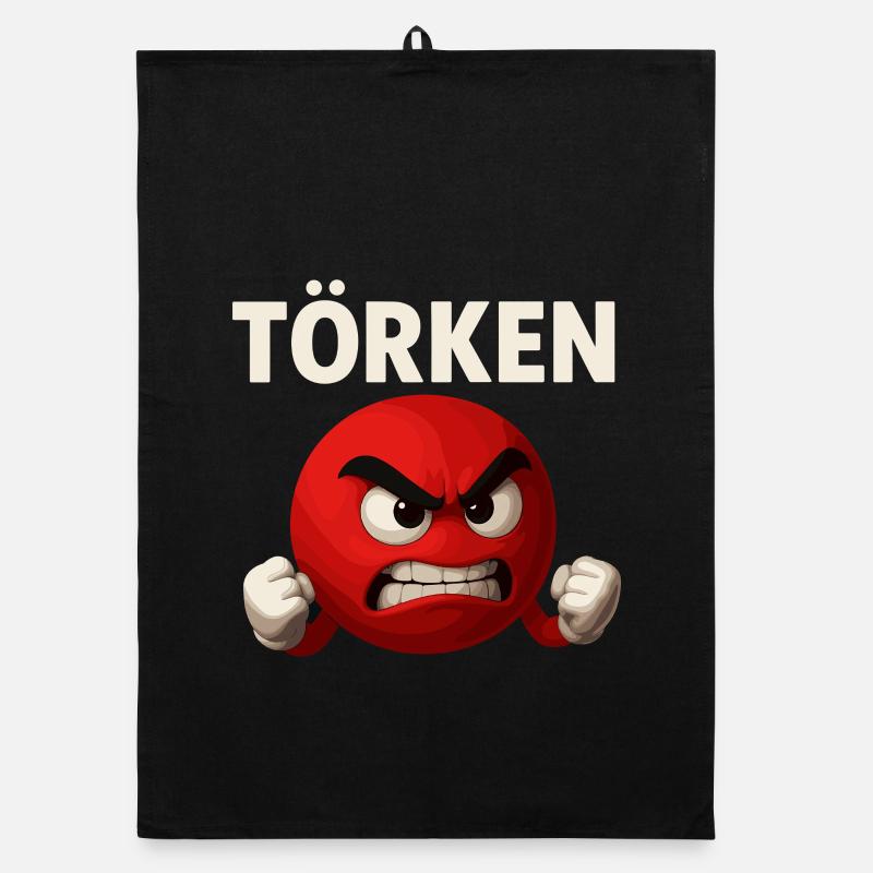 Drôle Dire Törken Dessin animé Drôle Dinde Mème Torchon bio