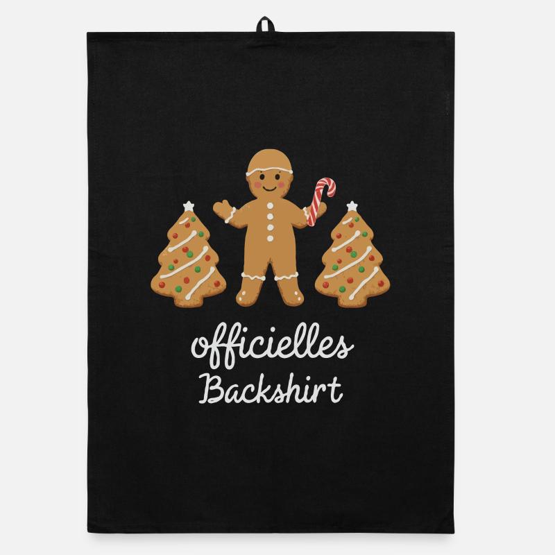 Cookies Baking Christmas Time Cookies Gingerbread Organic dish towel