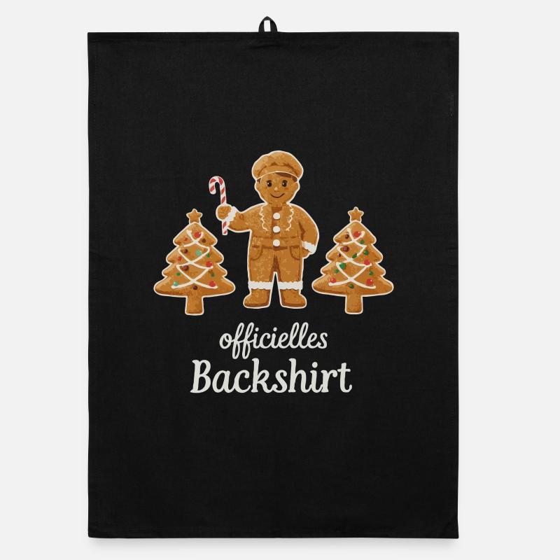 Cookies Baking Christmas Time Cookies Gingerbread Organic dish towel