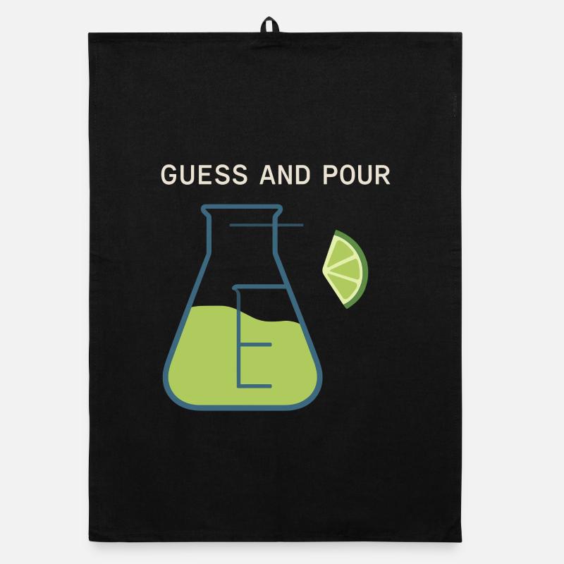 Shaker Stuck Beginner Mixologist Organic dish towel