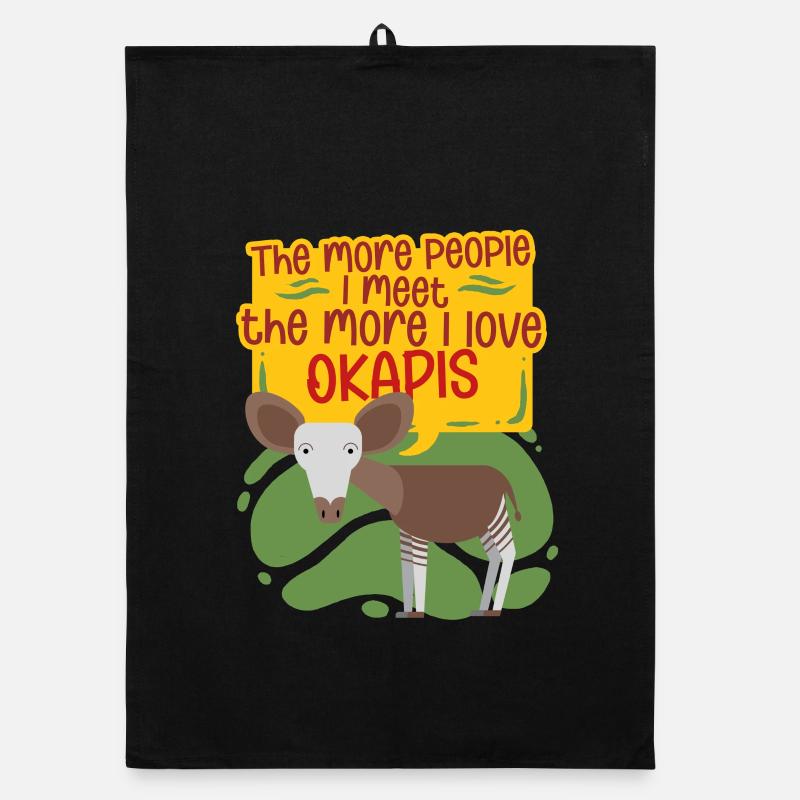Okapi Animal Torchon bio